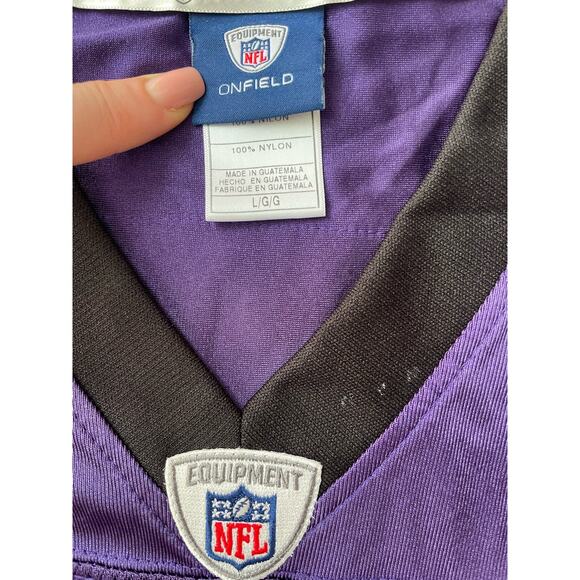 Ravens Ray Lewis Authentic Signed Purple Jersey sz L - Picture 7 of 9
